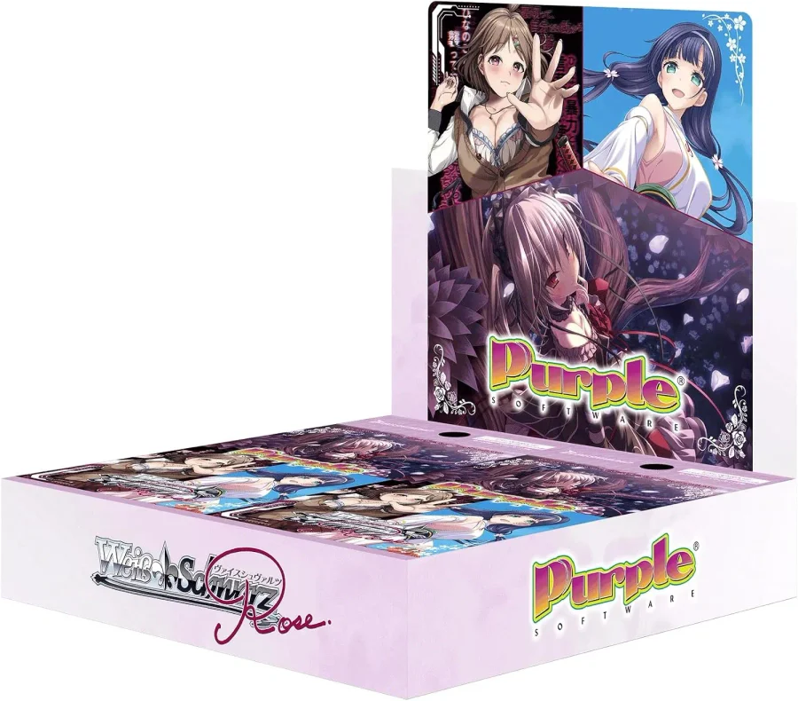 Weiss Schwarz Rose: Purple Software 1st Edition Japanese - 1 Booster Box (10 Boosters) AGE 16+